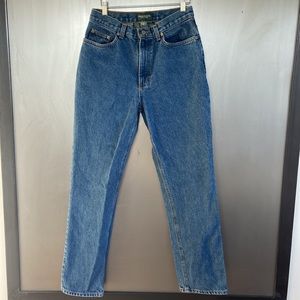 Ralph Lauren Jeans Straight Leg High Waisted Medium-Dark Wash